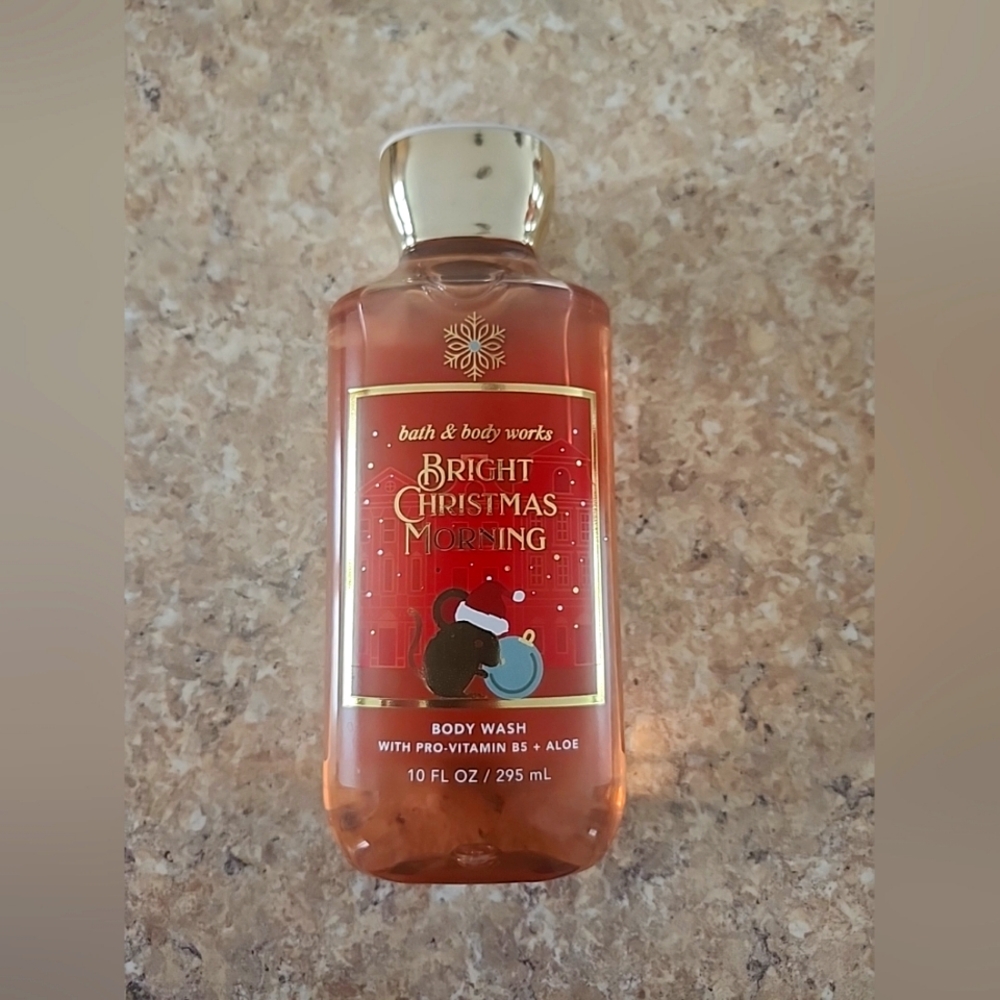 Bath And Body Works Body Wash Bright Christmas Morning New 10 Fl Oz Berry Orange
